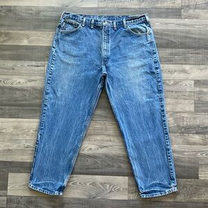 44x30 VTG Carhartt Relaxed Fit Jeans Men’s Blue Darkstone Denim Tapered B17 DST